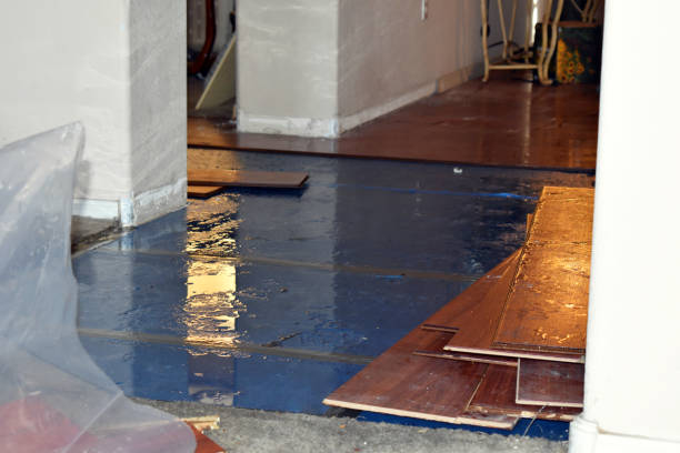 Professional Water Damage Restoration technician working in Churchville, PA
